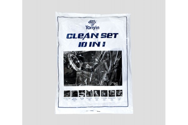 Tonyin Car Clean Set (10 in 1) - Σετ Προστατευτικων Νάιλον Για Εσωτερικό Αυτοκινήτου