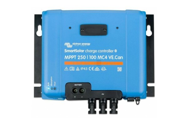 Victron SmartSolar MPPT 250/100-MC4 VE.Can Ρυθμιστής Φόρτισης Ηλιακών Συστημάτων – SCC125110512 Victron SmartSolar MPPT 250/100-MC4 VE.Can Ρυθμιστής Φόρτισης Ηλιακών Συστημάτων – SCC125110512