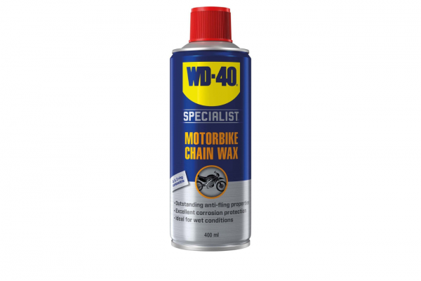 WD-40 Specialist Motorbike Chain Wax – Κερί για Λίπανση Αλυσίδας Μοτοσικλέτας 400ml – 207143120