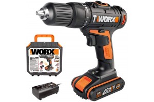 Worx WX371.10 Δραπανοκατσάβιδο 20V με 2 Μπαταρίες 2.0Ah και Φορτιστή