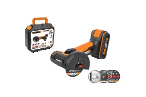 WORX WX801 ΓΩΝΙΑΚΟΣ ΤΡΟΧΟΣ ΜΠΑΤΑΡΙΑΣ 20V / 76 mm
