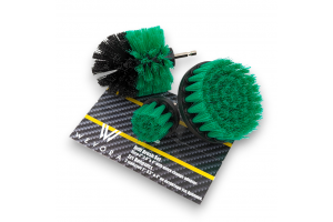 Wevora Σετ Βούρτσες Πράσινο Γενικού Καθαρισμού Για Δράπανο - Medium