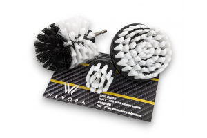 Wevora Σετ Βούρτσες Άσπρες Γενικού Καθαρισμού Για Δράπανο - Soft