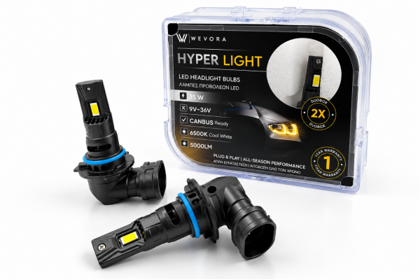 Wevora Hyper Light HB4 LED Λάμπες Προβολέων 35W 6500K CANBUS 5000LM 2τμχ WR-116 Wevora Hyper Light HB4 LED Λάμπες Προβολέων 35W 6500K CANBUS 5000LM 2τμχ WR-116