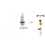 Wevora Μεταλλικός Αντάπτορας 1/4 Για Αφροποιήτες