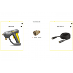 Wevora Μεταλλικός Αντάπτορας Για Professional Karcher HD Easy Lock