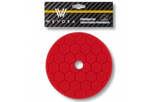 Wevora Κόκκινο Σφουγγάρι Γυαλίσματος Hex T20 Finishing 150mm