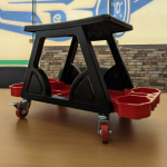 Wevora Stool Chair - Τροχήλατο Σκαμπό Εργασίας 55cm