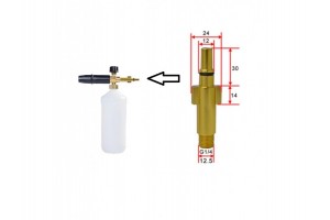 Μεταλλικος Ανταπτορας Για Αφροποιητη Πιεστικού