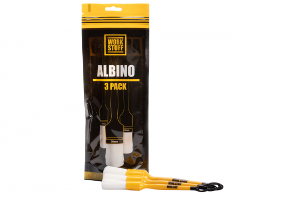 Work Stuff Detailing Brush Albino 3 Pack - Σετ Πινέλων Detailing Ultra Soft - 3τμχ - WS102 Work Stuff Detailing Brush Albino 3 Pack - Σετ Πινέλων Detailing Ultra Soft - 3τμχ - WS102