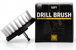 Work Stuff Drill Brush Soft White - Βούρτσα Καθαρισμού για Δράπανο - 10cm - WS143