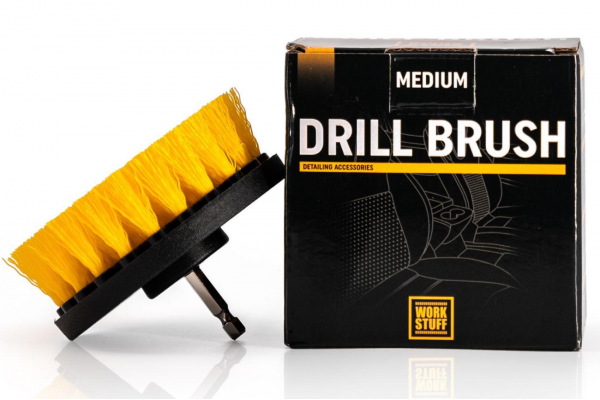 Work Stuff Drill Brush Medium Yellow - Βούρτσα Καθαρισμού για Δράπανο - 10cm - WS144 Work Stuff Drill Brush Medium Yellow - Βούρτσα Καθαρισμού για Δράπανο - 10cm - WS144