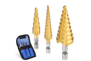 Κωνικό Πολυτρύπανο Σιδήρου HSS (Σετ 3τμχ)