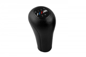 Leather Luxe Πόμολο - Λεβιέ 5-6 Ταχυτήτων Για BMW E46-E53-E60-E61-E63-E65-E81-E82-E83-E87-E90-E91-E92-X1-X3-X5 Πλαστικό Μαύρο