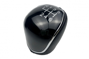 Leather Luxe Πόμολο Δερμάτινο 6 Ταχυτήτων για Ford Mondeo MK4 /Focus MK2 MK3 /C-Max /S-Max I II /Kuga Mk1 Mk2 /Galaxy MK2 MK3 2007-2015