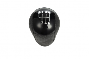 Leather Luxe Πόμολο 6 Ταχυτήτων Μαύρο για Ford Fiesta MK5 /Mondeo Mk2 /C MAX MK1 /Transit Connect MK1