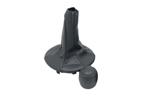 Leather Luxe Πόμολο 5 Ταχυτήτων Για Fiat Panda 2003-2012 - Γκρί