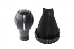 Leather Luxe Δερμάτινη Φούσκα Με Πόμολο 5 Ταχυτήτων (Κόκκινο) Για Mini Cooper F55 /F56 /F54 /F57 /F60 Leather Luxe Δερμάτινη Φούσκα Με Πόμολο 5 Ταχυτήτων (Κόκκινο) Για Mini Cooper F55 /F56 /F54 /F57 /F60