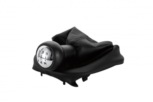 Leather Luxe Πόμολο 5 Ταχυτήτων με Δερμάτινη Φούσκα Για Peugeot -307 -207 -406 Citroen -C3 -C5 -Xsara