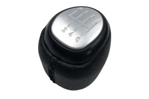 Leather Luxe Πόμολο 6 Ταχυτήτων Ασημένιο Για Saab 9-3 '03 - '12 Leather Luxe Πόμολο 6 Ταχυτήτων Ασημένιο Για Saab 9-3 '03 - '12
