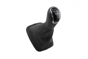 Leather Luxe Δερμάτινη Φούσκα Με Πόμολο 5 Ταχυτήτων Μαύρο Για Skoda Fabia Leather Luxe Δερμάτινη Φούσκα Με Πόμολο 5 Ταχυτήτων Μαύρο Για Skoda Fabia