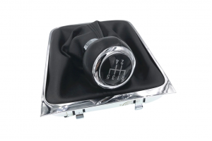 Leather Luxe Δερμάτινη Φούσκα Με Πόμολο 5 Ταχυτήτων Για Volkswagen Passat B6