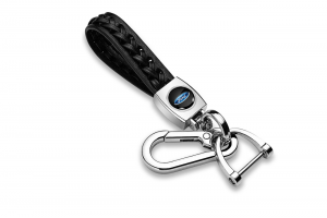 Δερμάτινο Premium Μπρελόκ Κλειδιών Με Μεταλλικό Κρίκο Ασφαλείας Για Ford