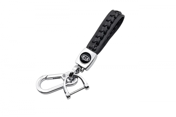 Δερμάτινο Premium Μπρελόκ Κλειδιών Με Μεταλλικό Κρίκο Ασφαλείας Για KIA Δερμάτινο Premium Μπρελόκ Κλειδιών Με Μεταλλικό Κρίκο Ασφαλείας Για KIA