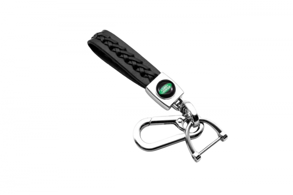 Δερμάτινο Premium Μπρελόκ Κλειδιών Με Μεταλλικό Κρίκο Ασφαλείας Για Land Rover