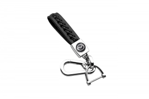 Δερμάτινο Premium Μπρελόκ Κλειδιών Με Μεταλλικό Κρίκο Ασφαλείας Για Mazda