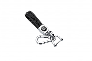 Δερμάτινο Premium Μπρελόκ Κλειδιών Με Μεταλλικό Κρίκο Ασφαλείας Για Seat