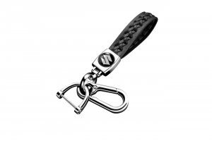Δερμάτινο Premium Μπρελόκ Κλειδιών Με Μεταλλικό Κρίκο Ασφαλείας Για Suzuki