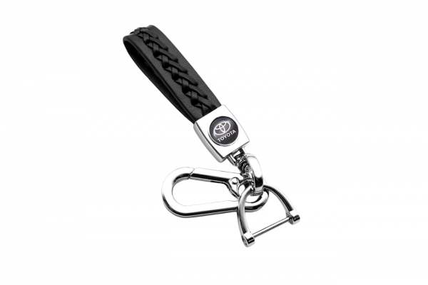 Δερμάτινο Premium Μπρελόκ Κλειδιών Με Μεταλλικό Κρίκο Ασφαλείας Για Toyota