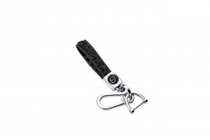 Δερμάτινο Premium Μπρελόκ Κλειδιών Με Μεταλλικό Κρίκο Ασφαλείας Για Volvo