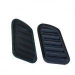 Αεραγωγοί Καπό Universal Τύπου Bmw Gtr Μεγάλοι Μαύροι 2 Τμχ Yt4-Hv-1