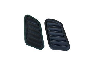 Αεραγωγοί Καπό Universal Τύπου Bmw Gtr Μεγάλοι Μαύροι 2 Τμχ Yt4-Hv-1