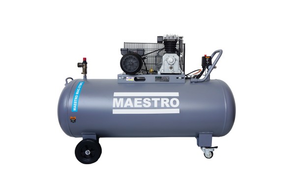 Maestro MAC-270PC/1PH Aεροσυμπιεστης Με Ιμαντα 1/Φ - 270 Lt - 4HP - 3.0KW - 10BAR