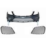 Πλαϊνές Γρίλιες Μπροστινού Προφυλακτήρα Κατάλληλες Για Mercedes S-Class W222 (2013-2017) S63 Design Piano Black