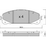 Aisin Σετ τακάκια, Δισκόφρενα - BPTO-1016
