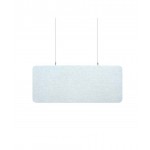 Audiodesigner Ecobaffle Rectangle Ηχοαπορροφητικά Πάνελ Οροφής 40x120cm Λευκό (Τεμάχιο)ECOBAFFLE-RC-4/12-GR-1