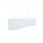 Audiodesigner Ecobaffle Shape Ηχοαπορροφητικά Πάνελ Οροφής 24 40x120cm Λευκό (Τεμάχιο)ECOBAFFLE-SH-24/4/12-WH