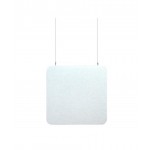 Audiodesigner Ecobaffle Square Ηχοαπορροφητικά Πάνελ Οροφής 80x80cm Λευκό (Τεμάχιο)ECOBAFFLE-SQ-8/8-WH