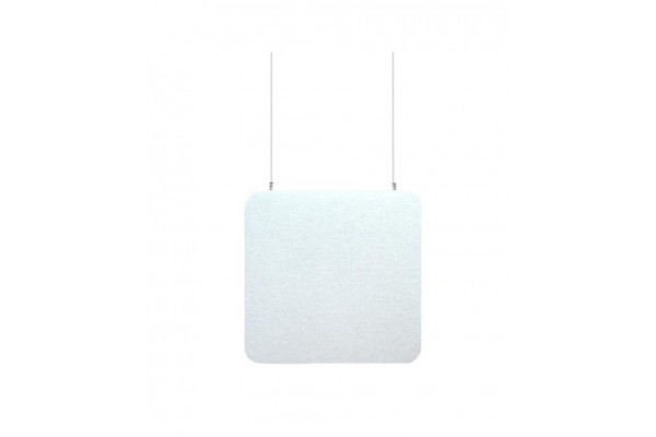 Audiodesigner Ecobaffle Square Ηχοαπορροφητικά Πάνελ Οροφής 60x60cm Λευκό (Τεμάχιο)ECOBAFFLE-SQ-6/6-WH