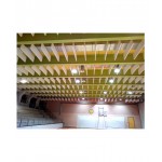 Audiodesigner Ecobaffle Square Ηχοαπορροφητικά Πάνελ Οροφής 100x100cm Γκρι (Τεμάχιο)ECOBAFFLE-SQ-10/10-GR
