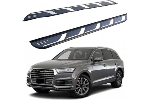 Πλαινά Σκαλοπάτια Για Audi Q7 (4M) 2015+ Oem Look 2 Τεμάχια