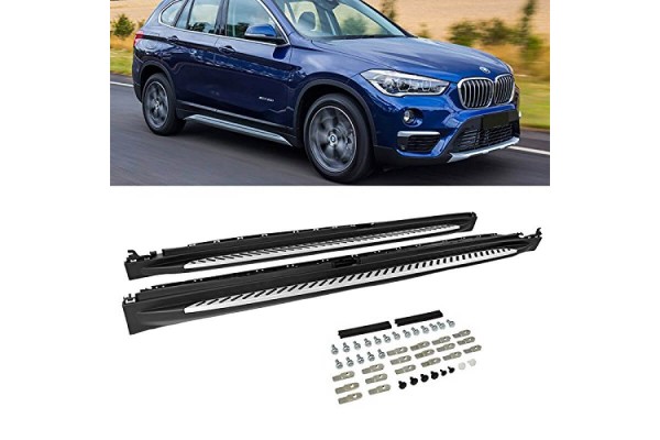 Πλαινά Σκαλοπάτια Για Bmw X1 F48 15+ / X2 F39 17+ Oem Look 2 Τεμάχια