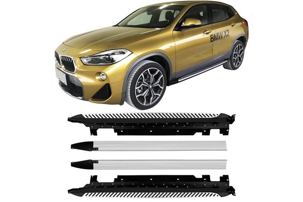 Πλαινά Σκαλοπάτια Για Bmw X2 F39 17+ Oem Look 2 Τεμάχια