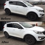 Πλαινά Σκαλοπάτια Για Kia Sportage 3 10-15 Oem Look 2 Τεμάχια