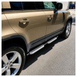 Πλαινά Σκαλοπάτια Με Βάσεις Για Land Rover Defender (L663) 2019+ 4DoorsΜαύρο / Ασημί 2 Τεμάχια Πλαινά Σκαλοπάτια Με Βάσεις Για Land Rover Defender (L663) 2019+ 4DoorsΜαύρο / Ασημί 2 Τεμάχια