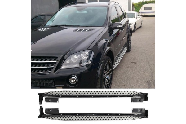 Πλαινά Σκαλοπάτια Για Mercedes-Benz ML-Class (W164) 05-11 2 Τεμάχια